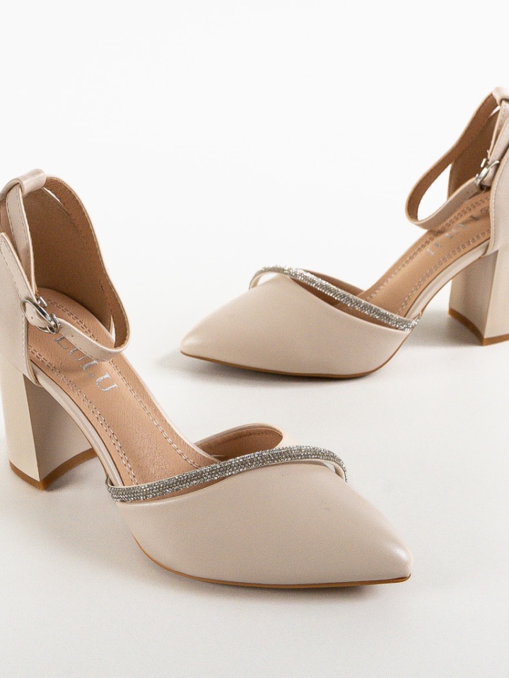 Pantofi dama Dem Bej 3