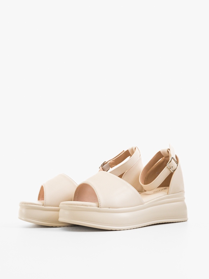 Sandale dama Juste Bej