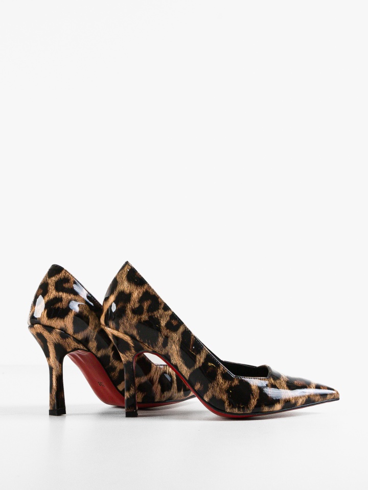 Pantofi stiletto Vobka Bej