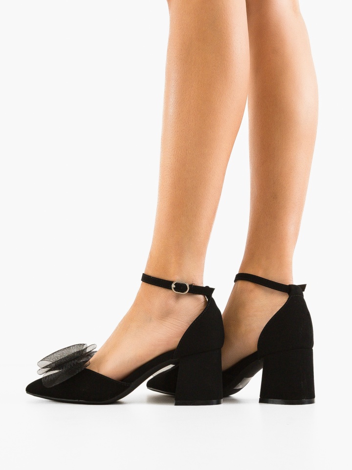 Pantofi cu toc Grandejira Argintii