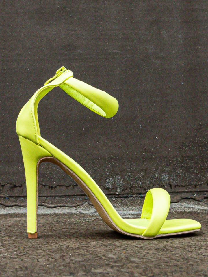 Sandale cu toc Monparis Verzi