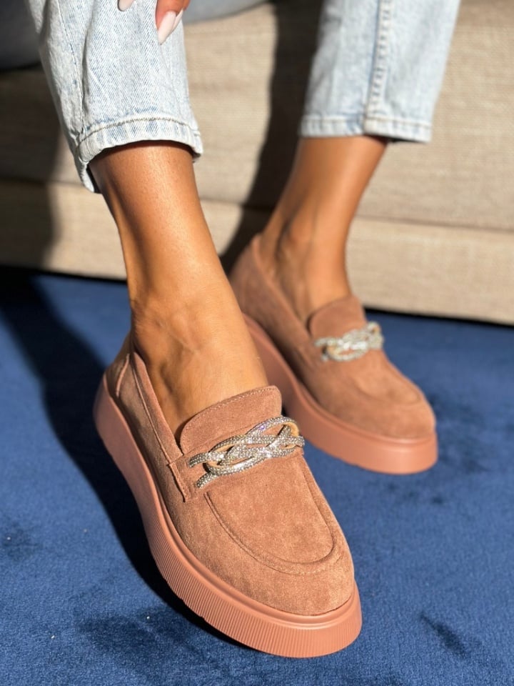 Pantofi Casual dama Hallel Camel