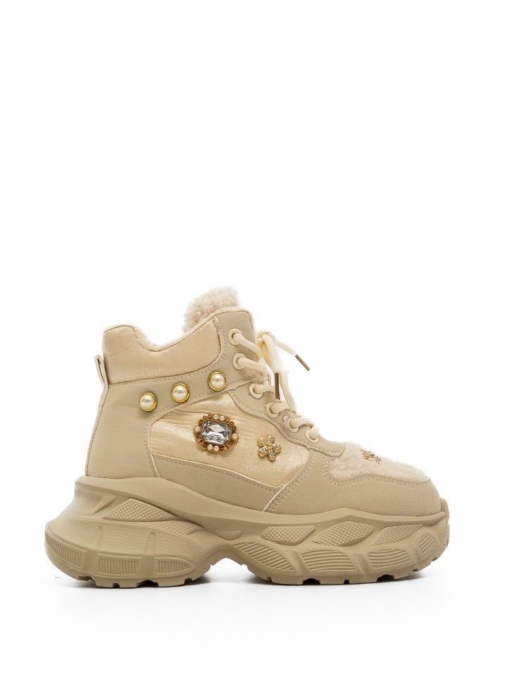 Sneakers dama Erbazy Bej