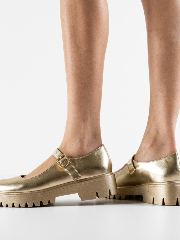 Pantofi casual dama Mersey Aurii