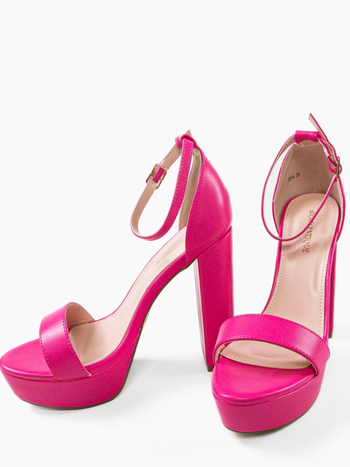 Sandale cu toc Reich Negre