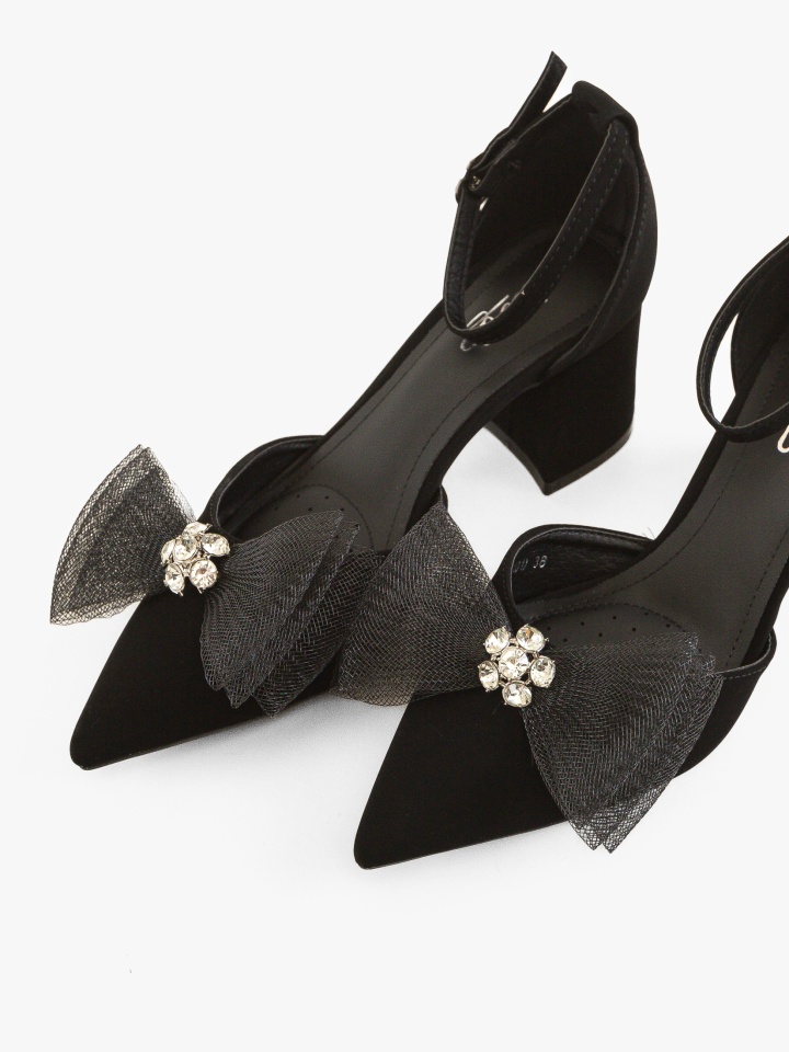 Pantofi cu toc Grandejira Argintii