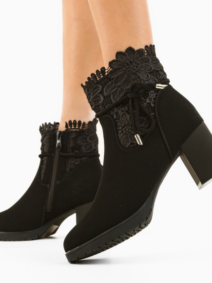 Botine dama Nelnel Negre 2