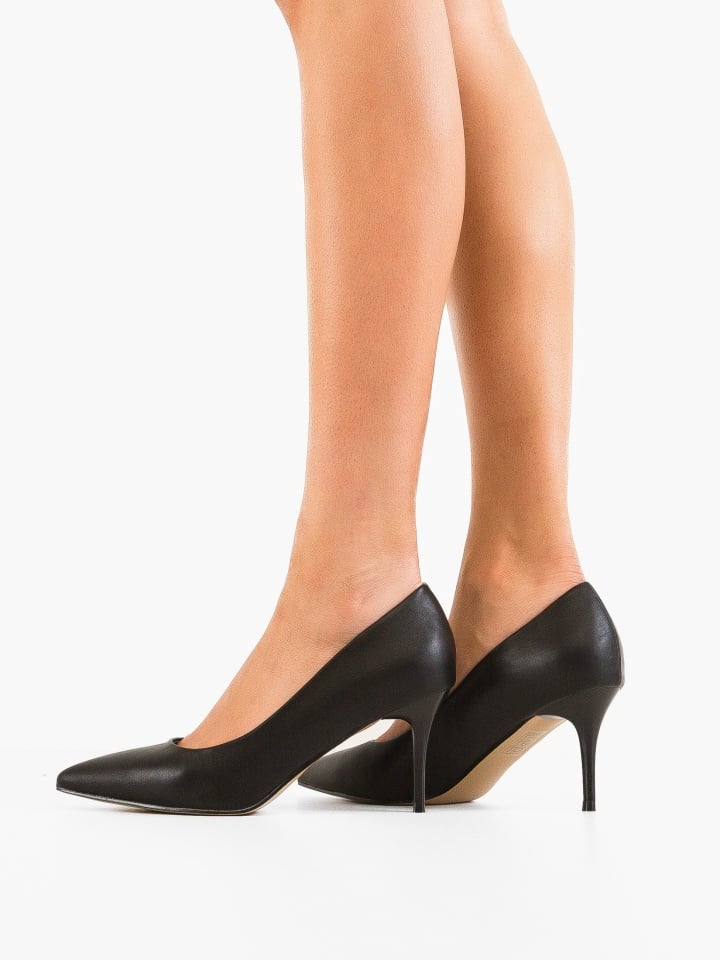 Pantofi stiletto dama Adra Bej