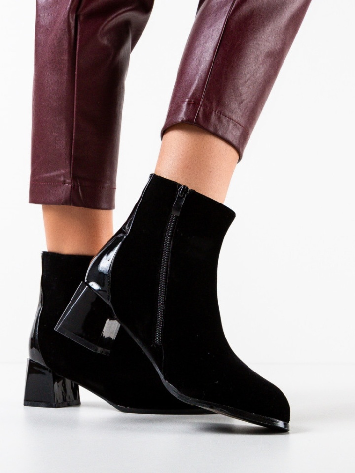 Botine dama Haaris Negre