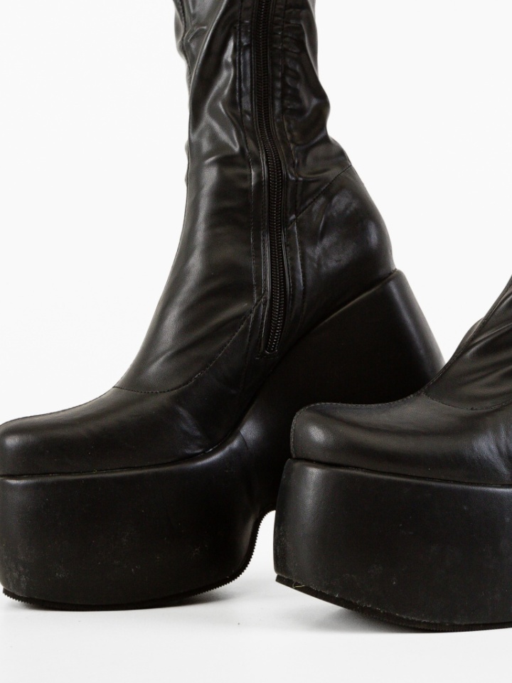 Cizme dama Youldam Albe