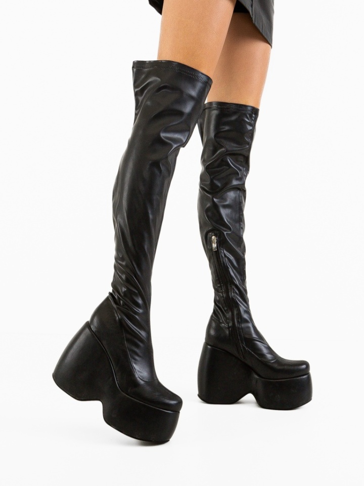 Cizme dama Youldam Albe