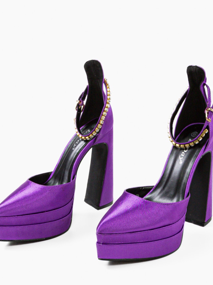 Pantofi dama Leydey Mov