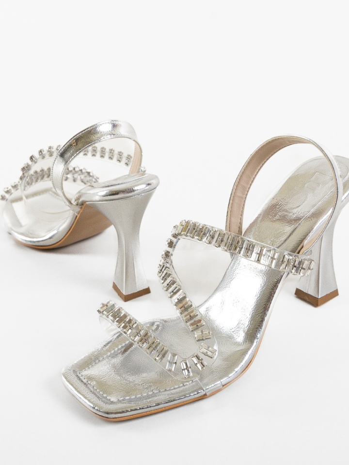 Sandale cu toc Lupi Negre