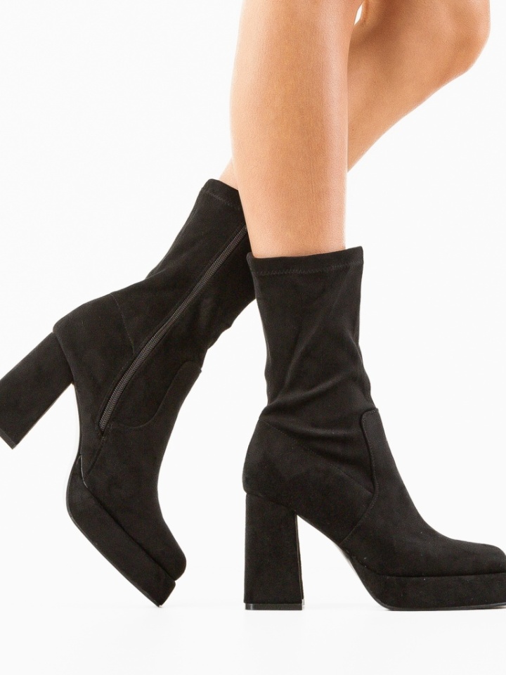 Botine dama Crely Negre