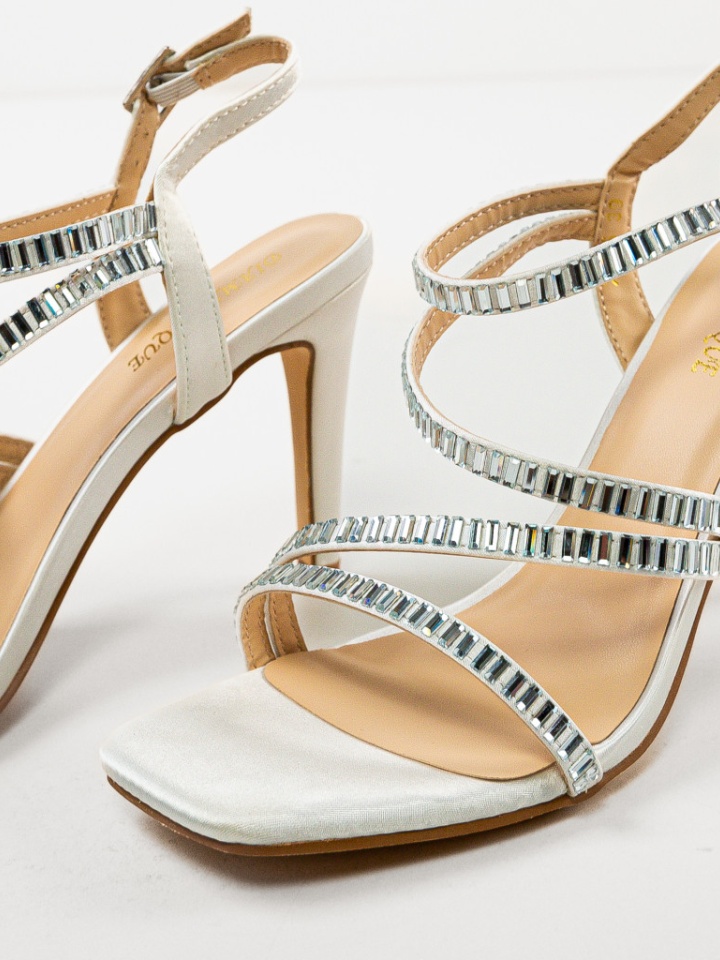 Sandale cu toc Kerr Bej