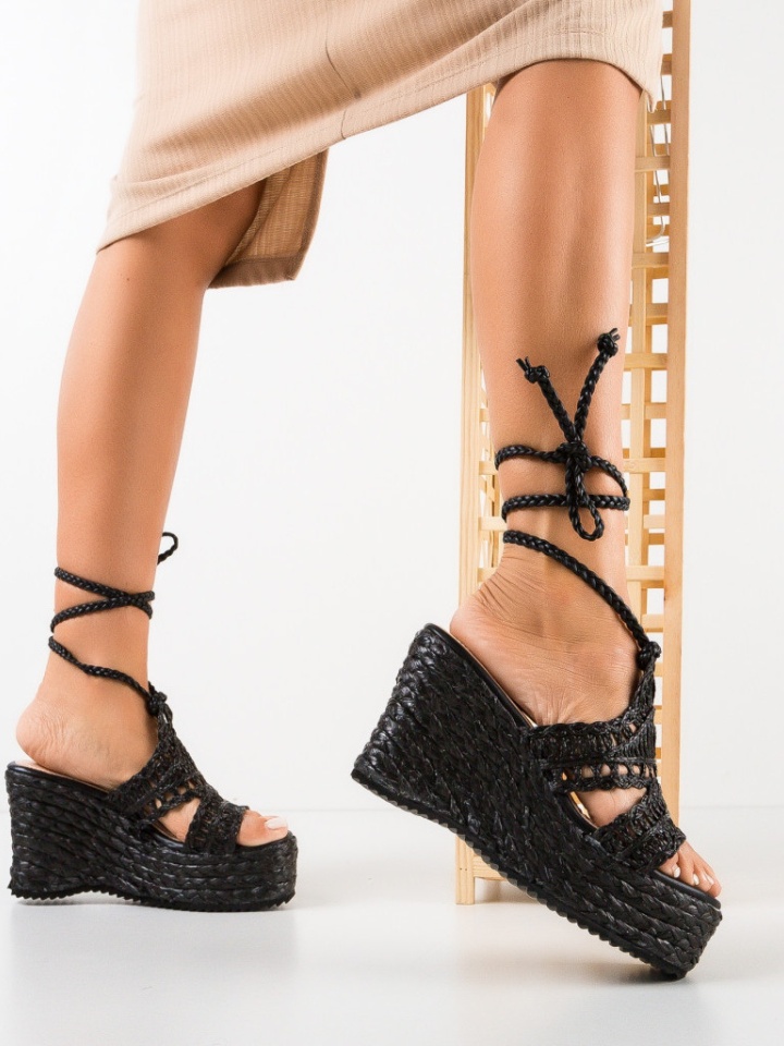 Platforme dama Dillon Negre