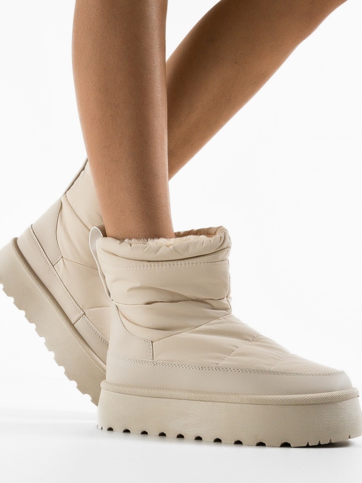 Cizme tip Ug Lyo Bej