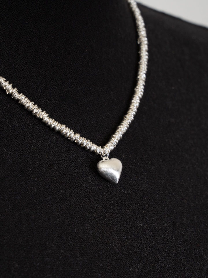 Colier Bybbs Argintiu 2