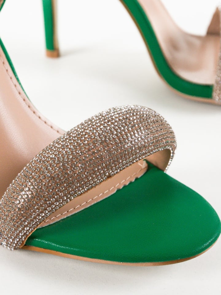 Sandale cu toc Cybill Nude