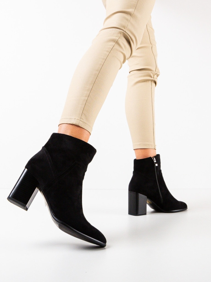 Botine dama Booker Negre