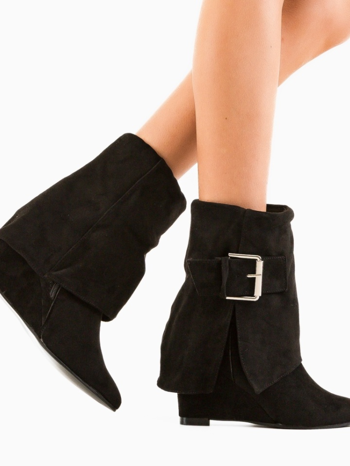 Botine dama Zhou Negre