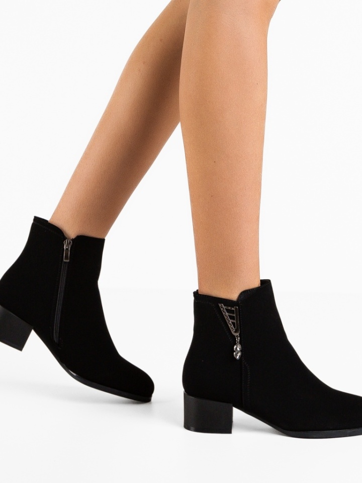 Botine dama Arntz Negre