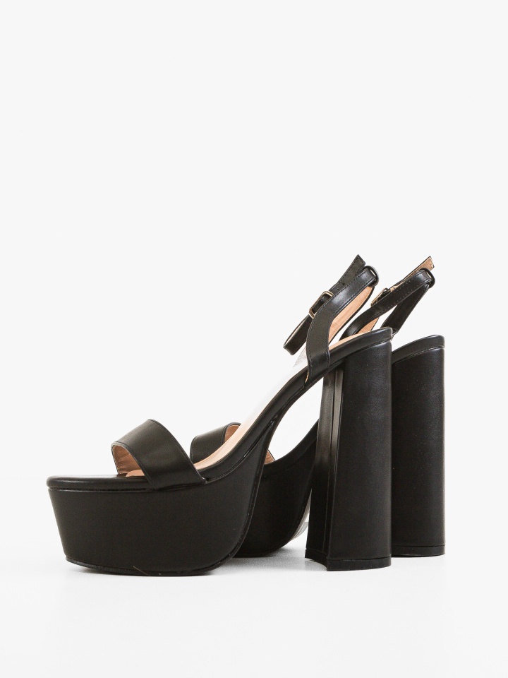 Sandale cu toc Moreno Argintii