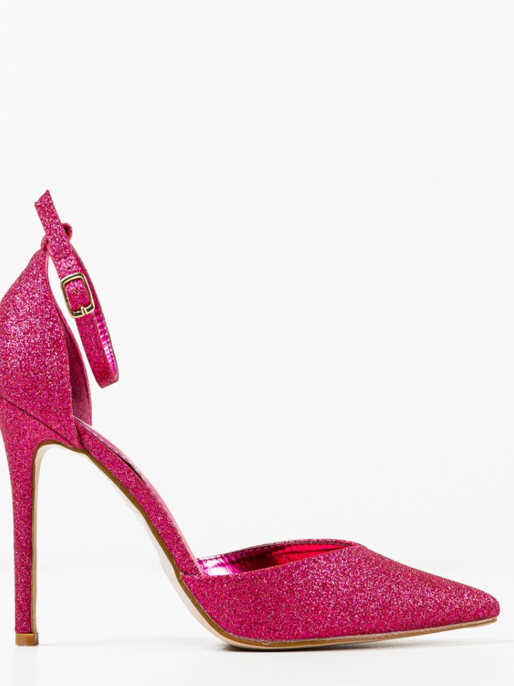 Pantofi cu toc Sofly Argintii