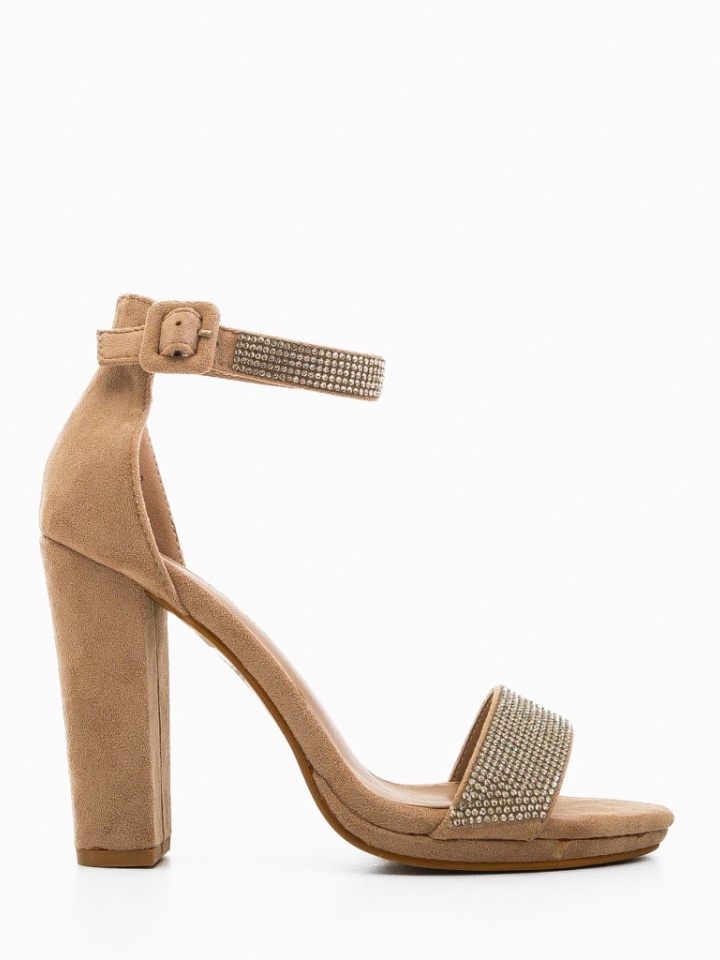 Sandale cu toc Estes Rosii