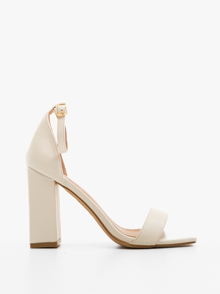 Sandale cu toc Elodie Negre