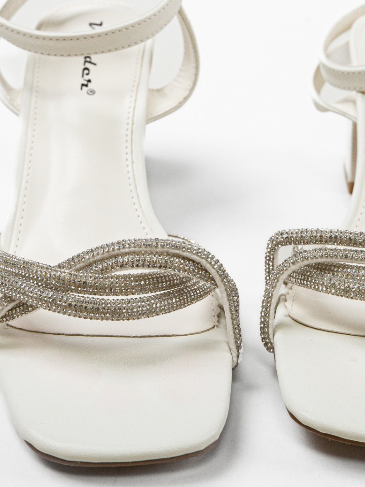 Sandale cu toc Nelson Argintii