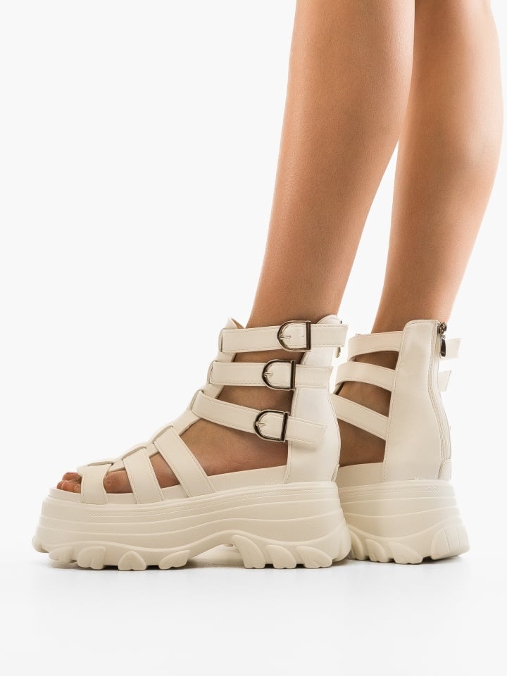 Sandale dama Mahdar Negre