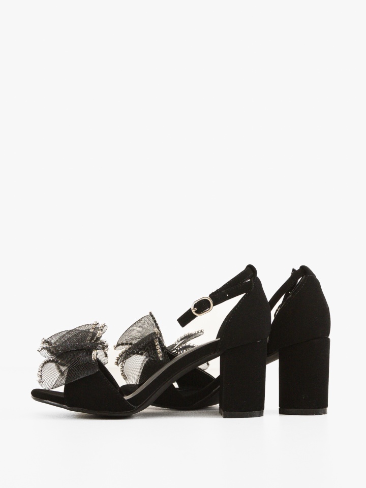 Sandale cu toc Dyala Argintii