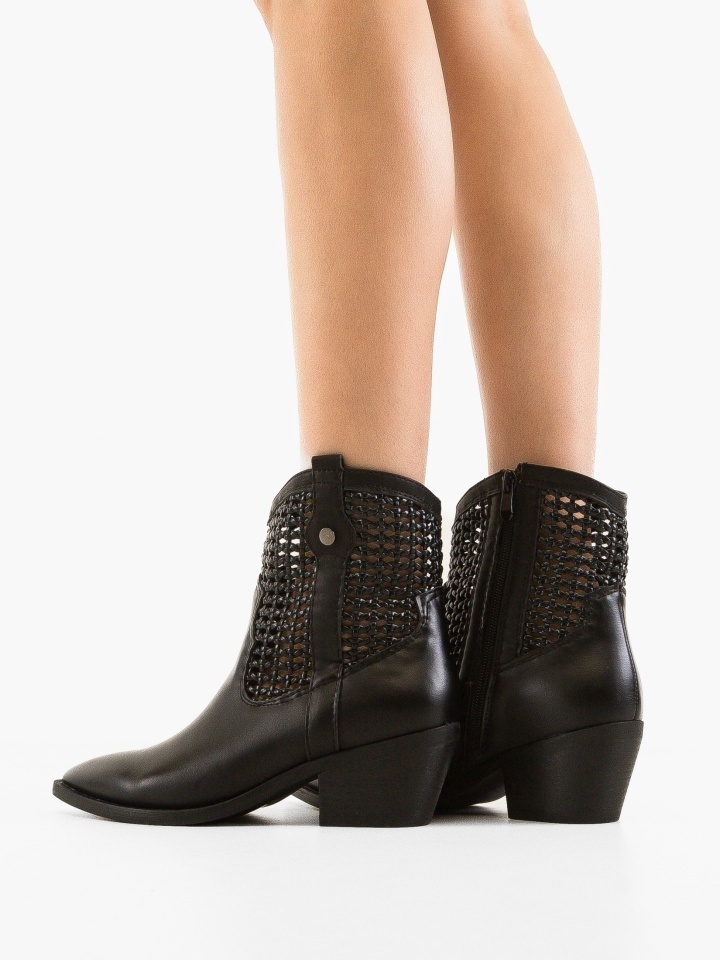 Botine dama Fran Negre