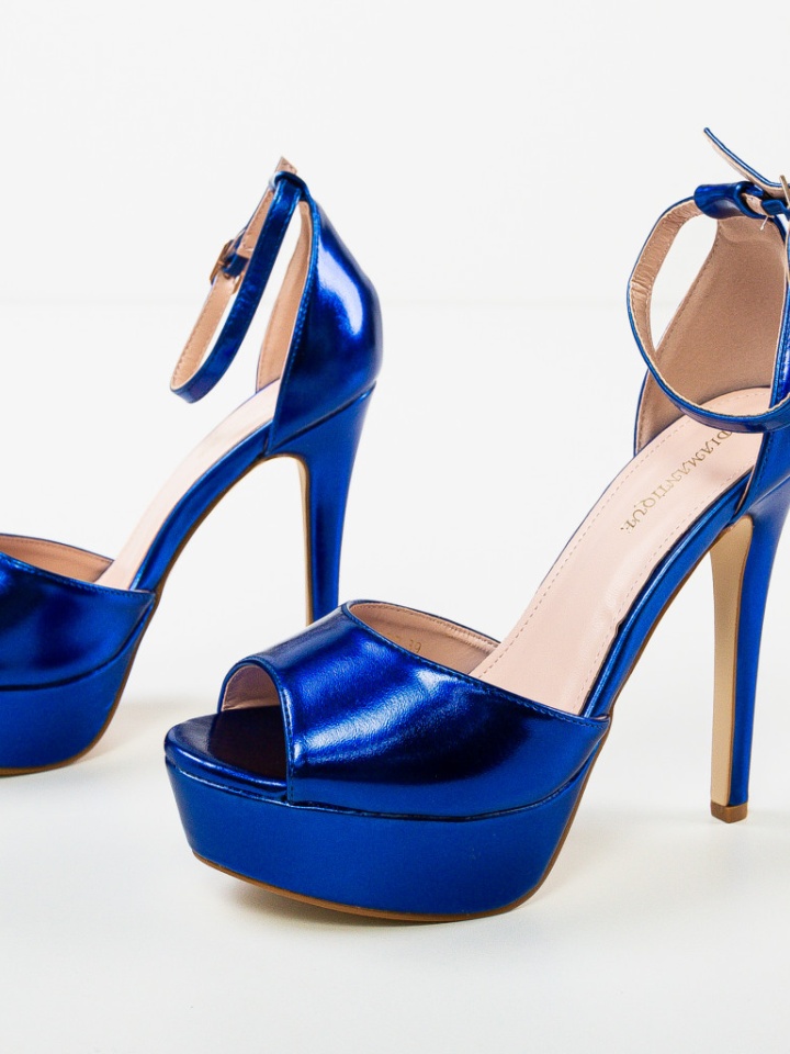 Sandale cu toc Remiel Negre