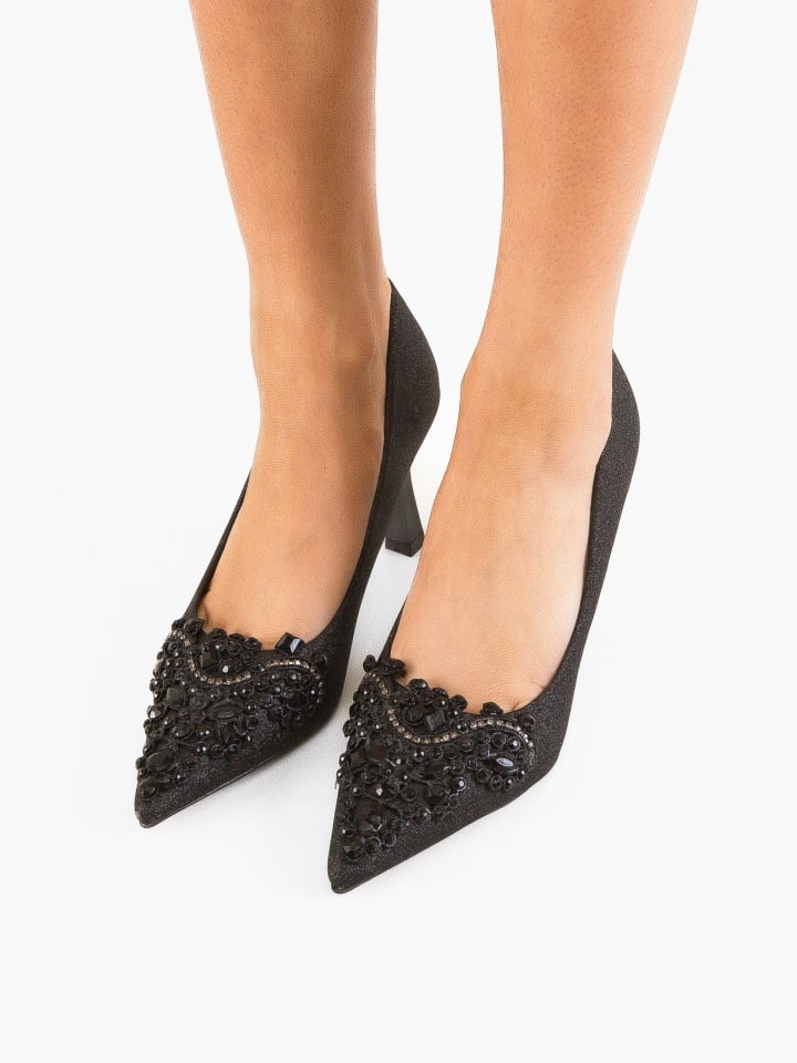 Pantofi stiletto dama Laurie Aurii 2