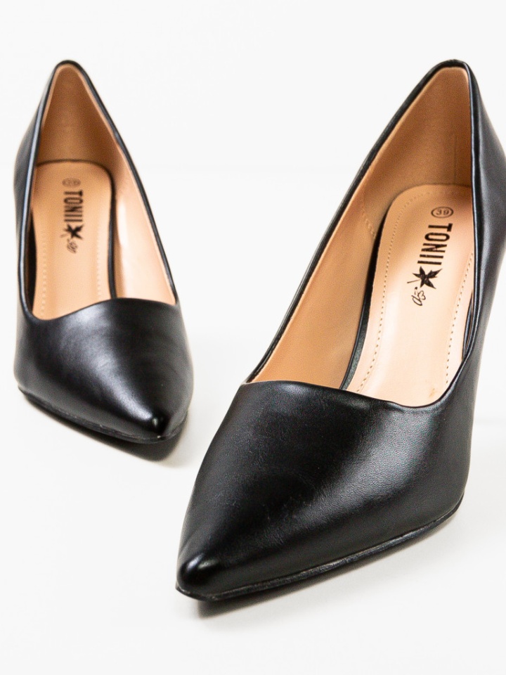Pantofi cu toc Kerkei Negri
