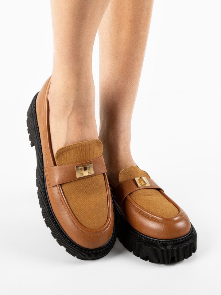 Pantofi Casual Salma Khaki