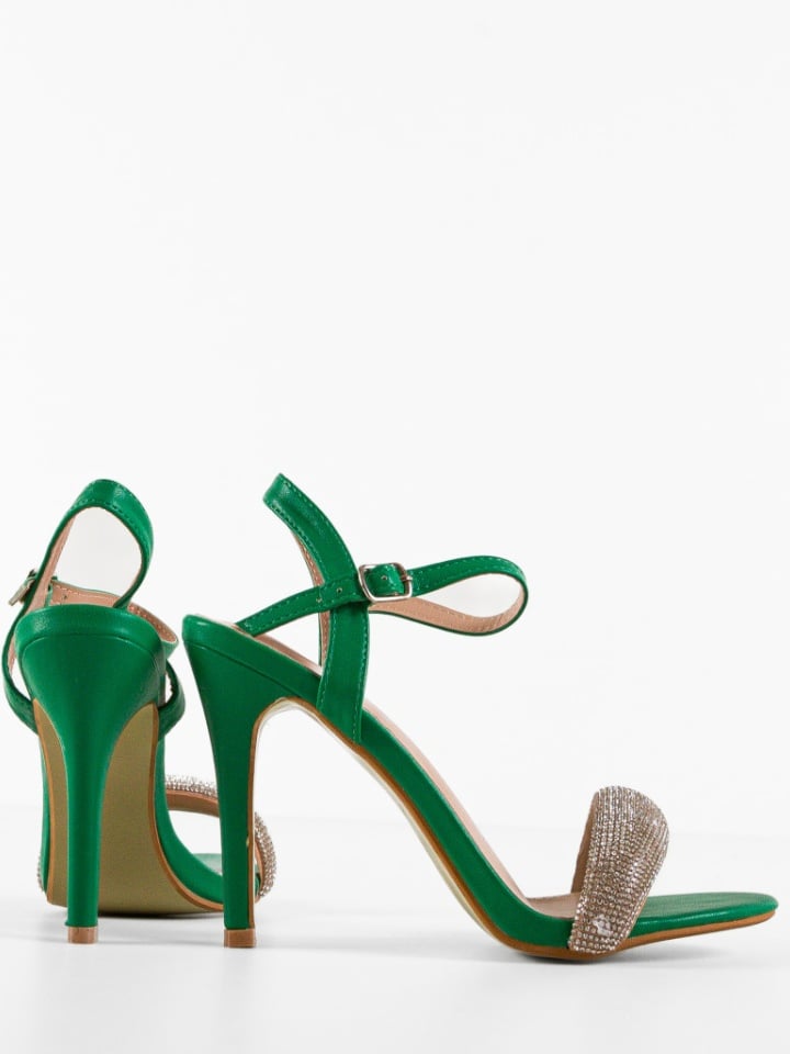 Sandale cu toc Cybill Nude