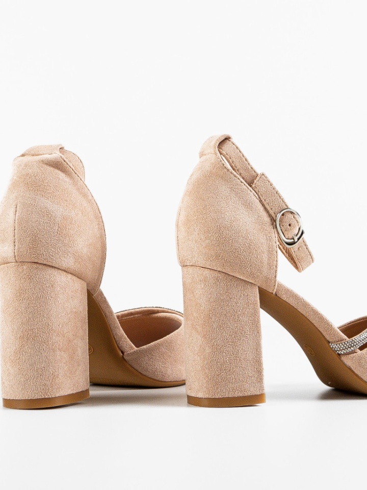 Pantofi dama Dem Bej 3