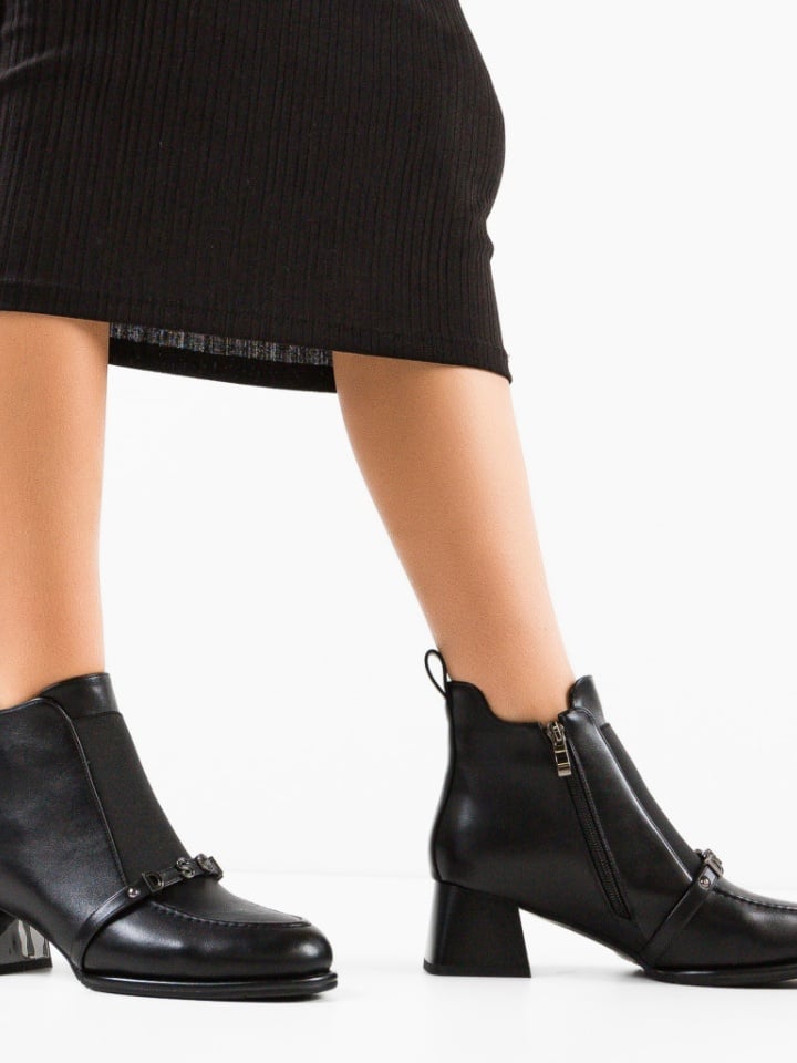 Botine dama Myouy Negre