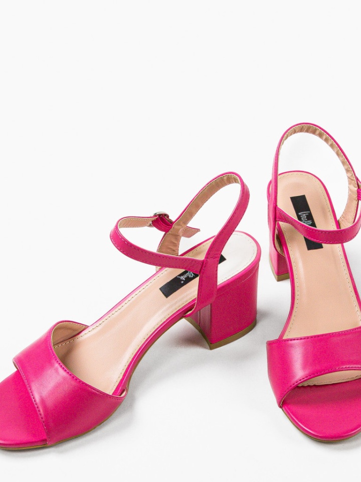 Sandale cu toc Jelisaveta Negre