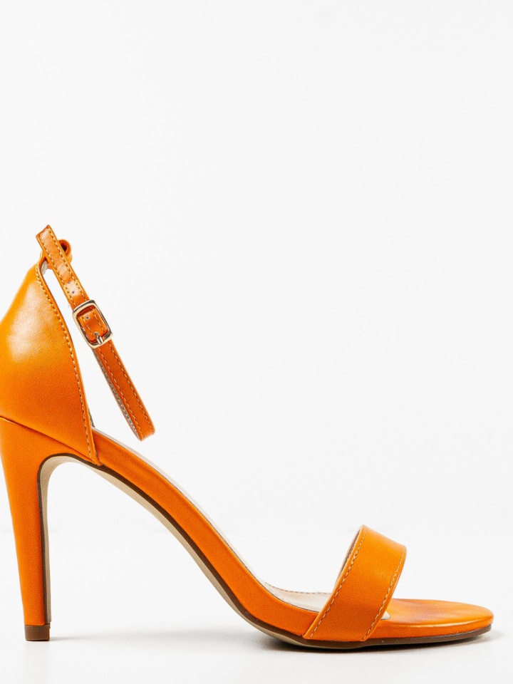 Sandale cu toc Rekoman Negre