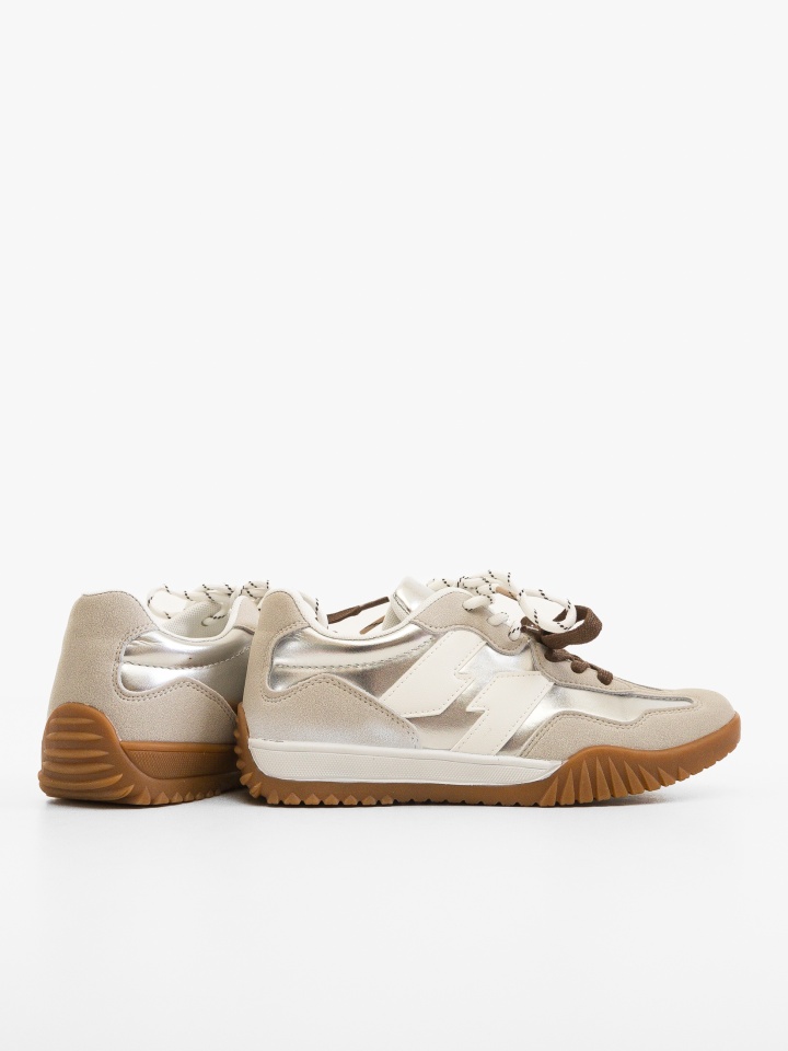 Pantofi Sport Velma Argintii