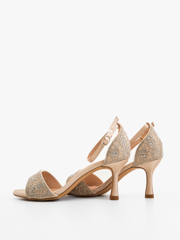 Sandale cu toc Pytrayko Aurii