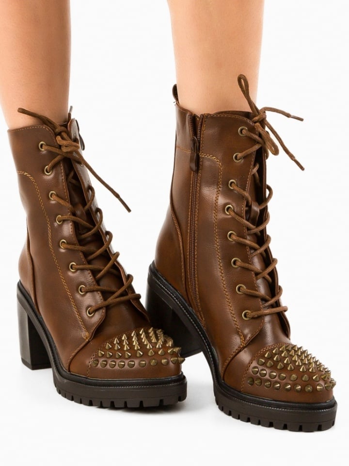 Botine dama Coelho Camel