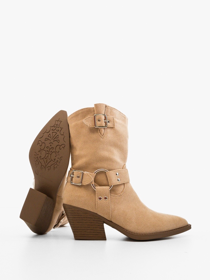 Botine dama Edwin Khaki