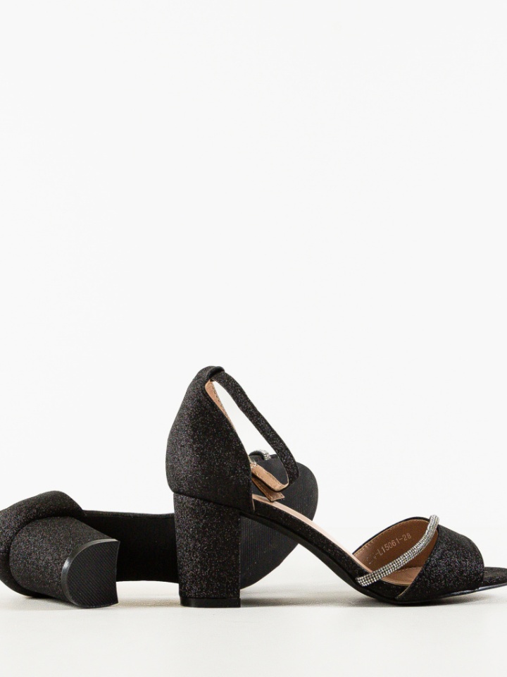 Sandale cu toc Neelam Negre