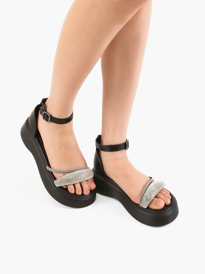 Sandale dama Korne Negre