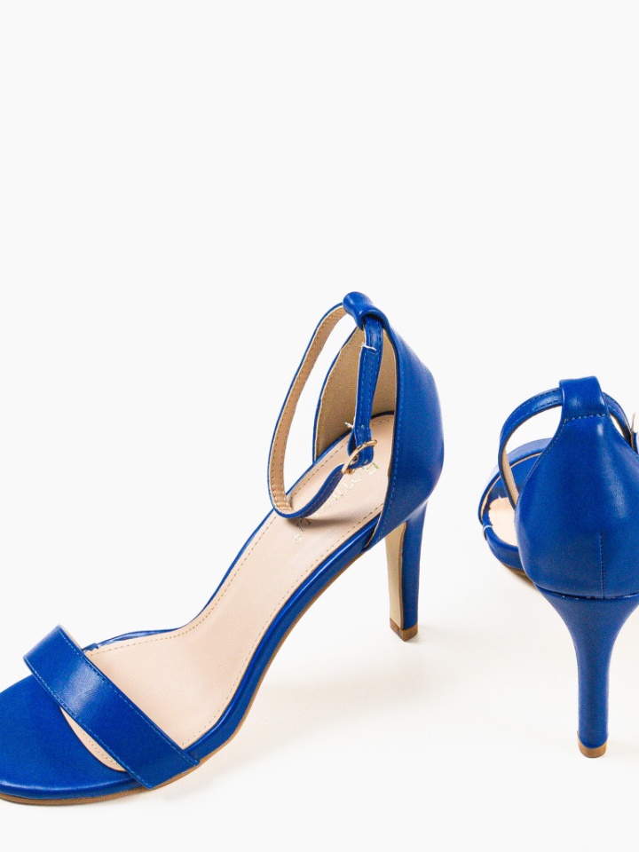 Sandale cu toc Rekoman Negre